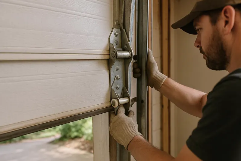Off Track Door Repair in South Daytona